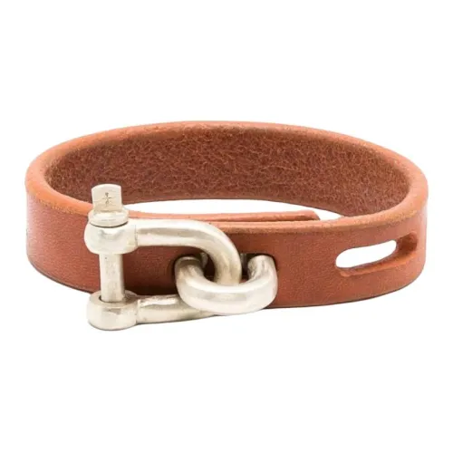 Parts Of Four Buffalo Leather, Sterling Silver, Hardware Accessories Bracelets Women's Umber