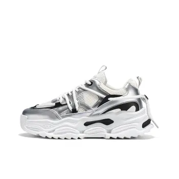 JKEM Shock Absorbers With Slip Resistant And Abrasion Resistant Properties Low Top Chunky Sneakers Men's