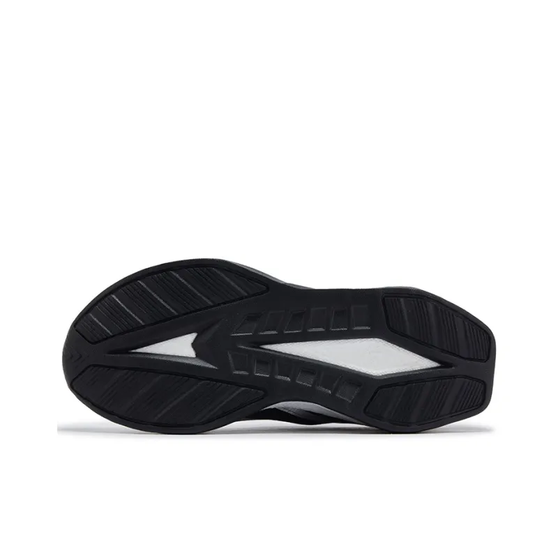361° Anti Slip Wear Resistant Low Top Casual Shoes Women's Black Charcoal Gray+Silver White-4