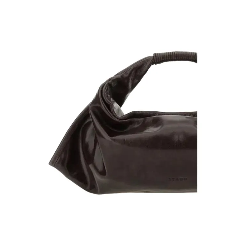 Staud Cow Leather Handbag Mini Women's Brown-3