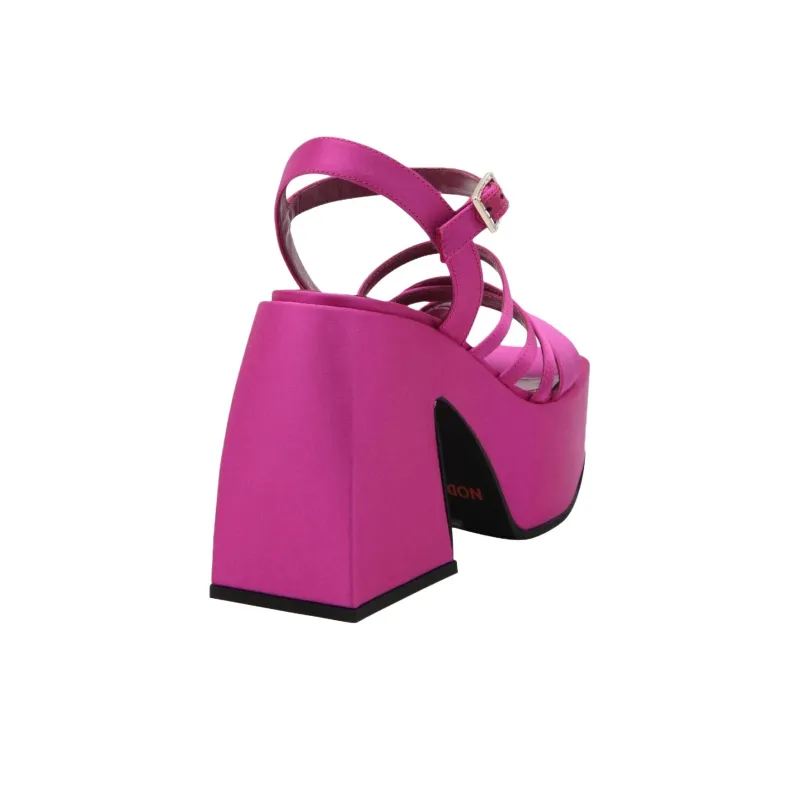 NODALETO Bulla Chibi One Strap Sandals 10.5cm Women's Pink-2
