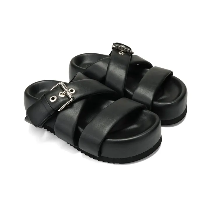 SGIRL TWTW PU Polyurethane Slip Resistant Abrasion Resistant Slide Slippers Women's Night Sky-4