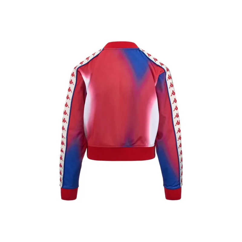 Kappa Jacket Women's Red Mixed Color-1