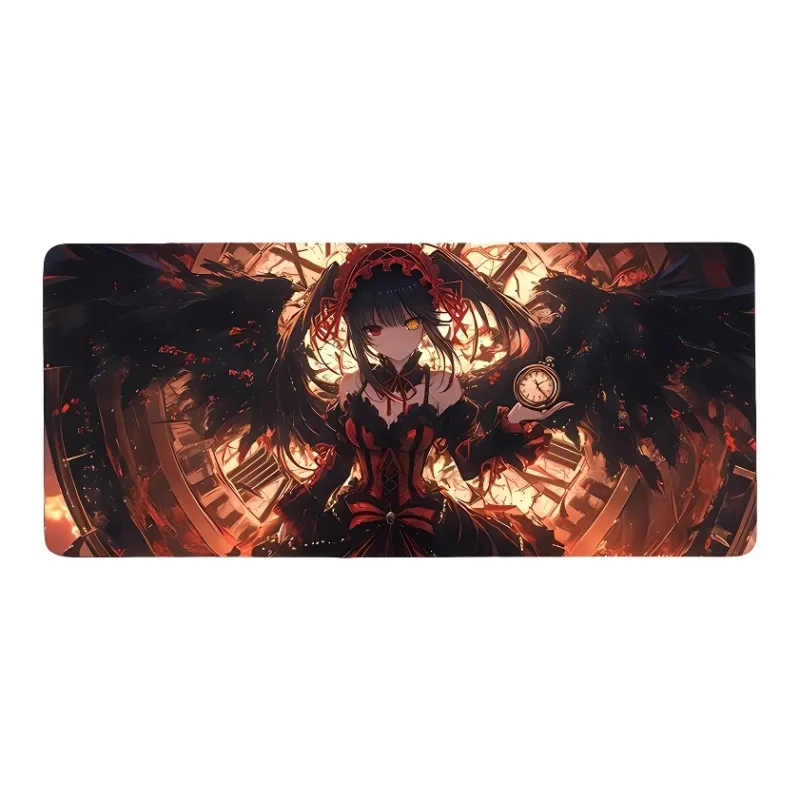 DANYIN Kurumi Tokisaki Extra Large Esports Computer Table Mats Anime Keyboard Pad Mouse Pads-9