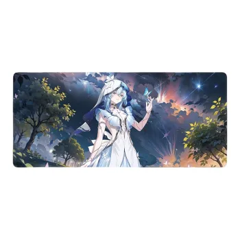 DANYIN Mingchao Extra Large Guardian Esports Gaming Mouse Pad & Keyboard Mat Anime Computer Table Mats Mouse Pads