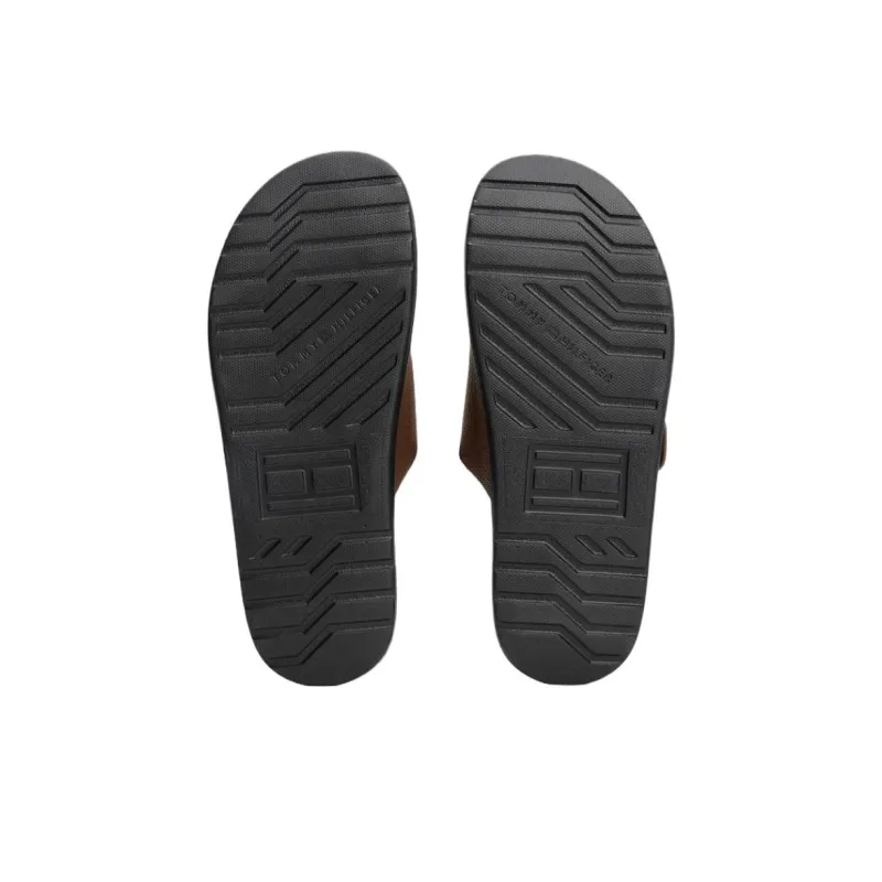 Tommy Hilfiger EVA Abrasion Resistant Slide Slippers Men's Brown-5