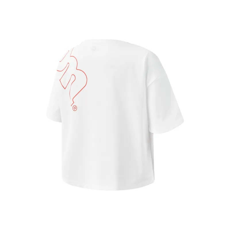 FILA Athletics Tennis Drop Shoulder Sleeve T Shirt Women's Jade White-1