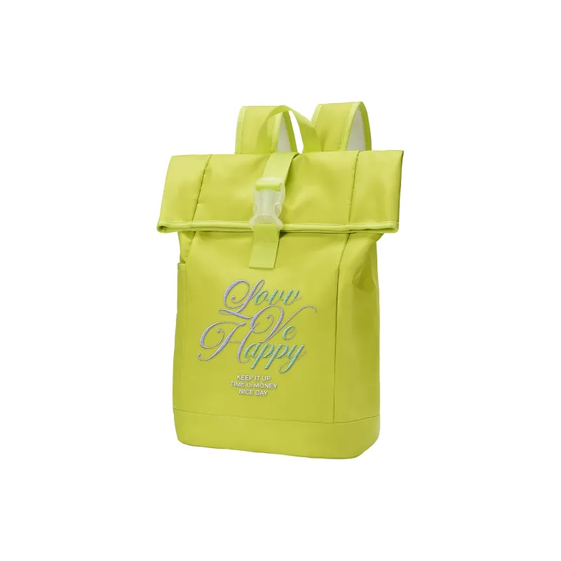 QRST Polyester Backpack Unisex Fruit Green-5