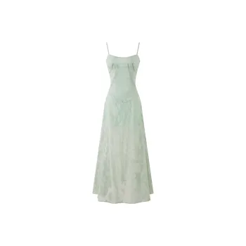 Pa33word Slip Dresses Women's Green