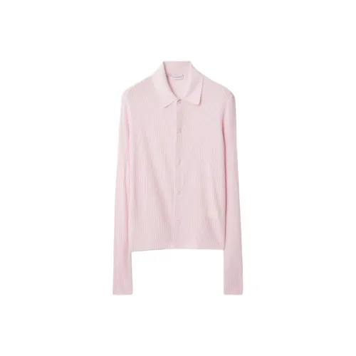Burberry Buttoned Ribbed Cardigan