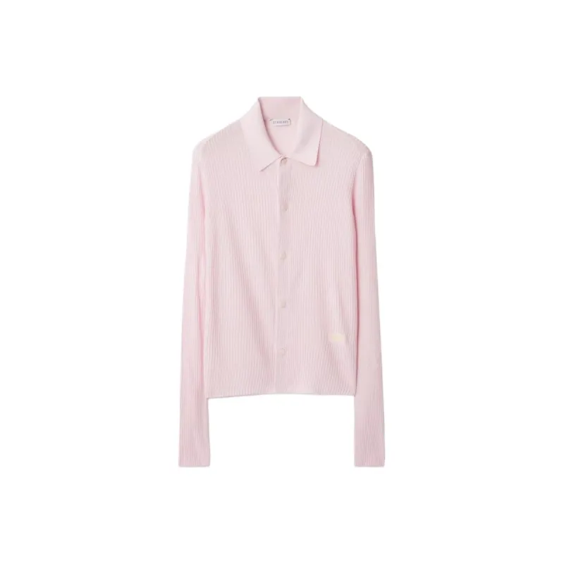 Burberry Buttoned Ribbed Cardigan-0