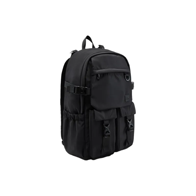 LiNing Sports Life Collection Polyester Backpack Unisex Black-2
