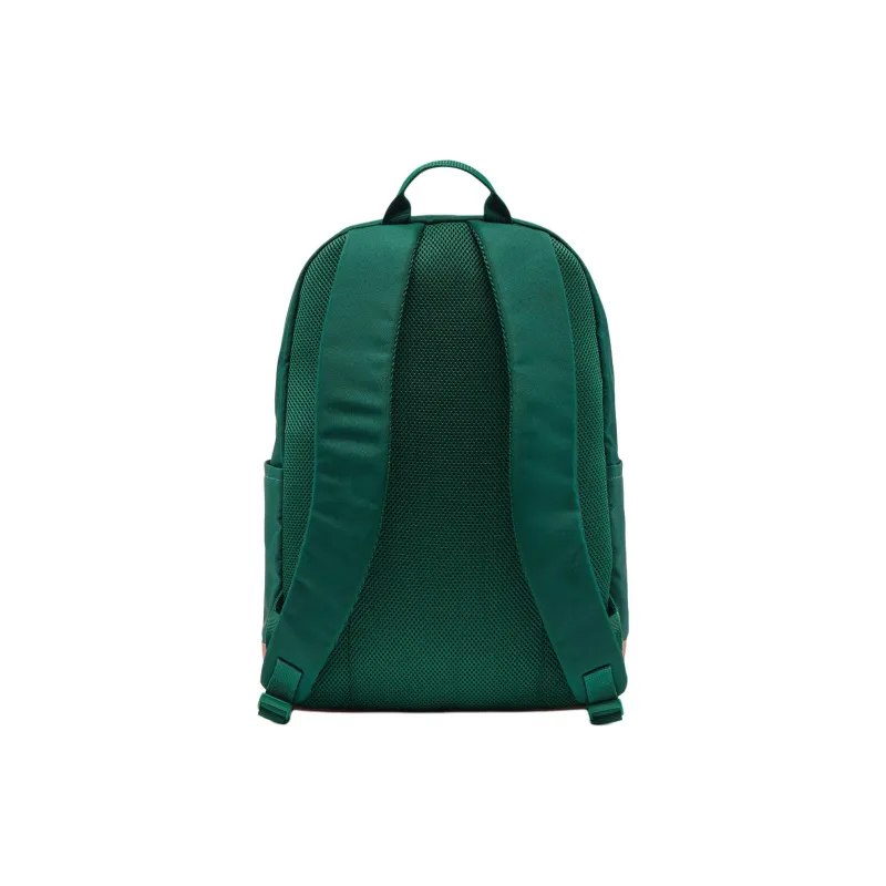 LiNing Sports Life Collection Polyester Backpack Unisex Tropical Green & Tea Brown-3
