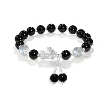 ZUIWENGLANGYASHANWENCHUANG Obsidian Bracelets Unisex