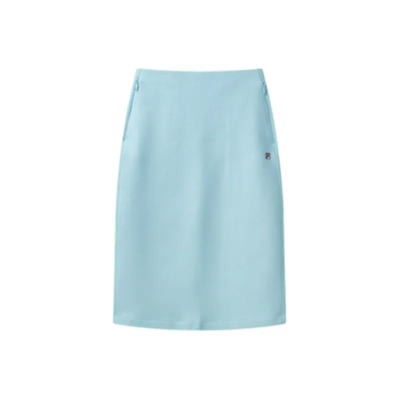 FILA Heritage Knit Long Skirt Women's Prussian Blue-0