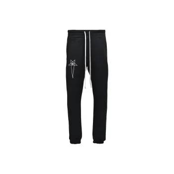 Champion X RICK OWENS Champion Co branded Edition Knitted Sweatpants Men Black
