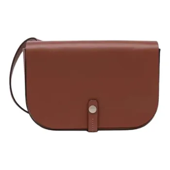Il Bisonte Leather Shoulder Bag Trumpets Women's Brown
