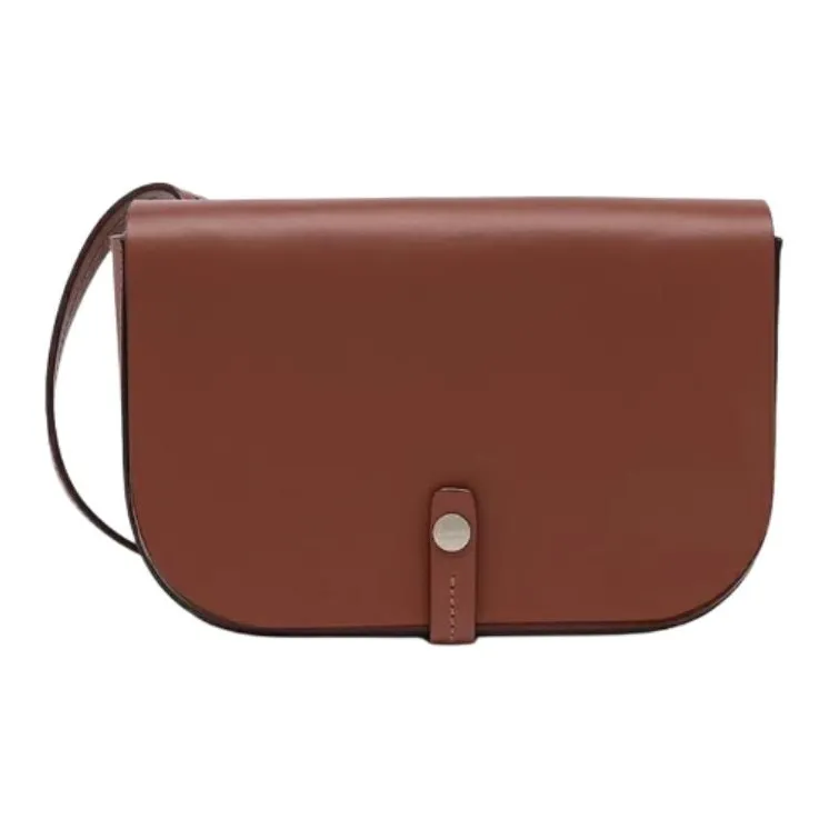 Il Bisonte Leather Shoulder Bag Trumpets Women's Brown-0