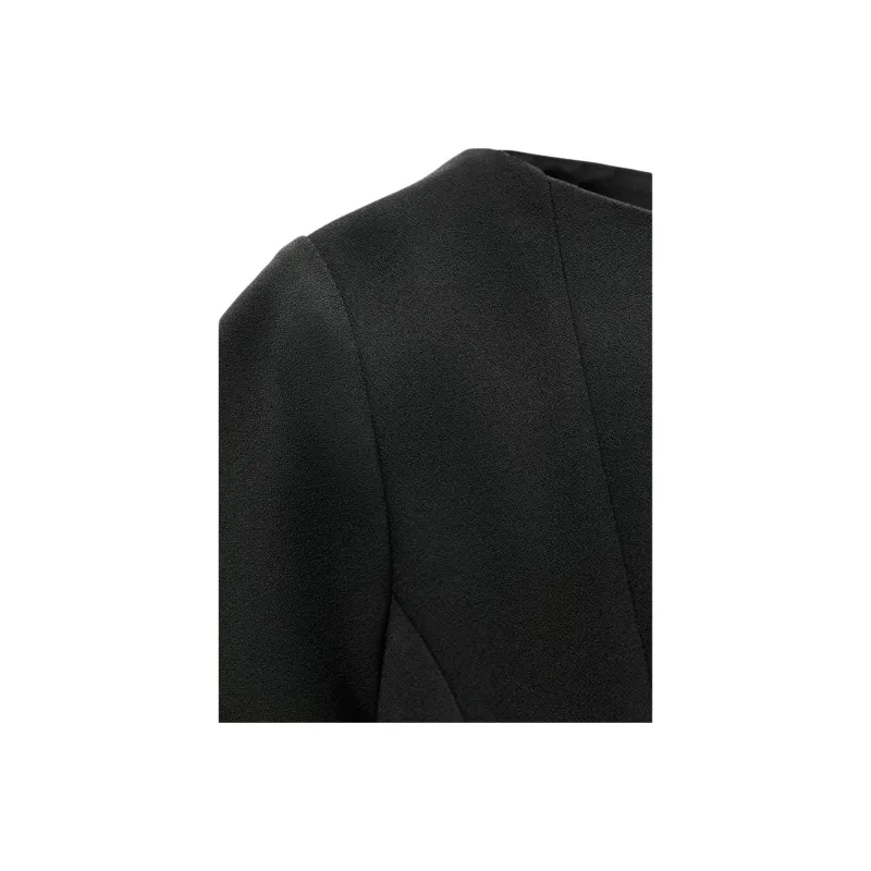 ZARA ZW Series Short Sleeved Dress Women's Black-4
