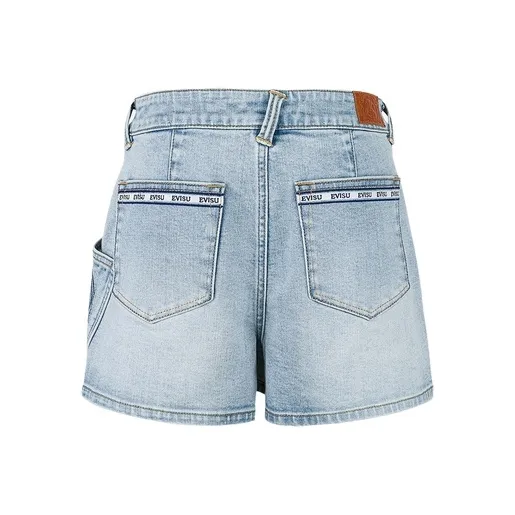EVISU Denim Shorts Women's Denim Blue-1