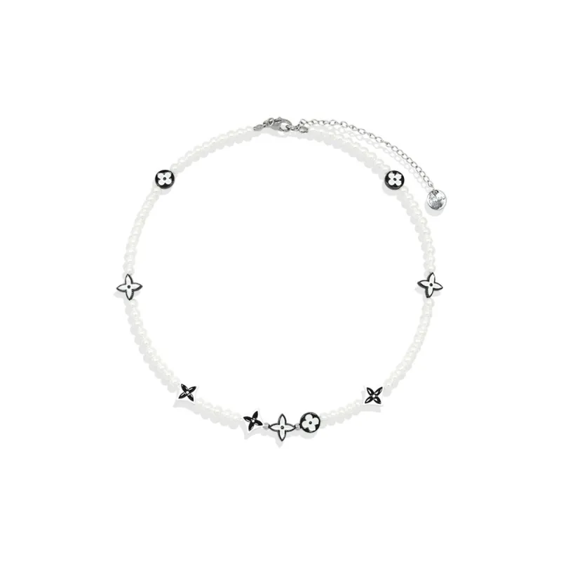AWE Shell Pearl Necklace Premium Luxury Niche Collarbone Chain Women's-0