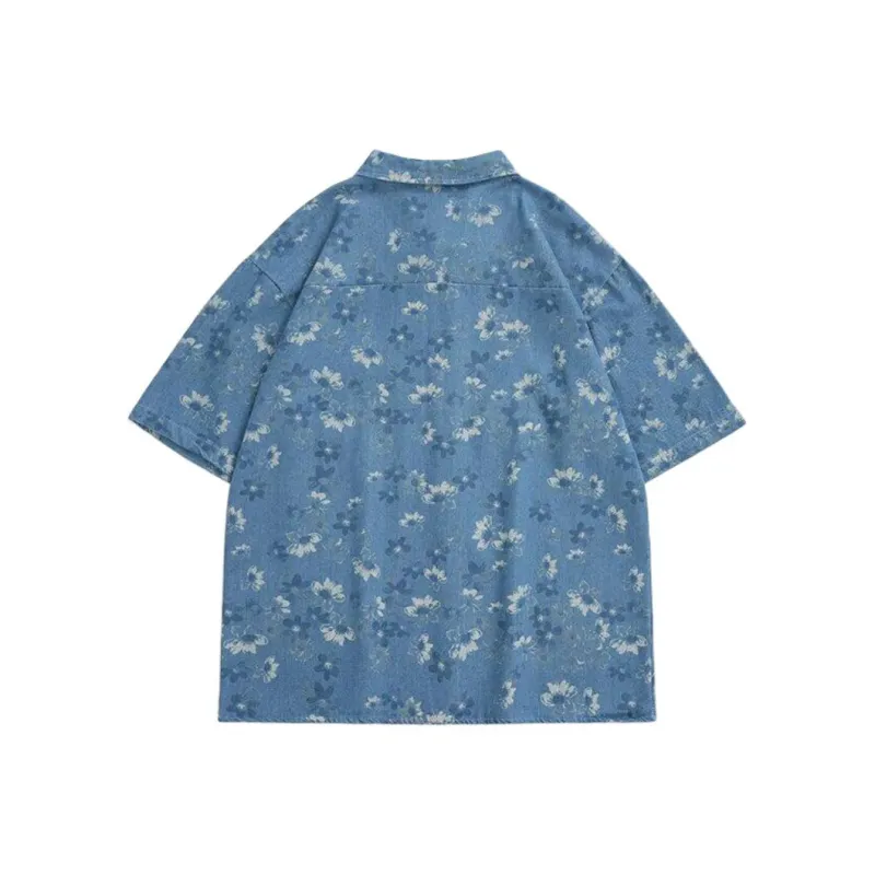 WARNING LIGHT Shirts Unisex Blue-1