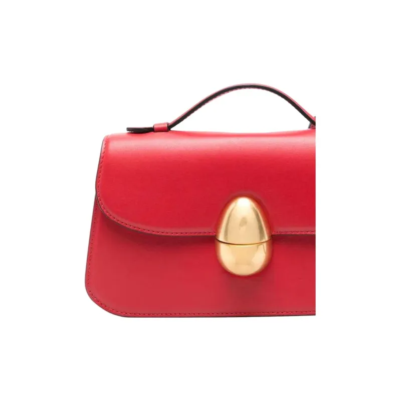 NEOUS Cow Leather Shoulder Bag, Crossbody Bag, Handbag Women's Red-1