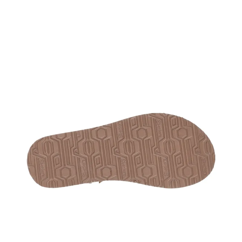 Skechers Meditation One Strap Sandals Women's Rose Gold-4