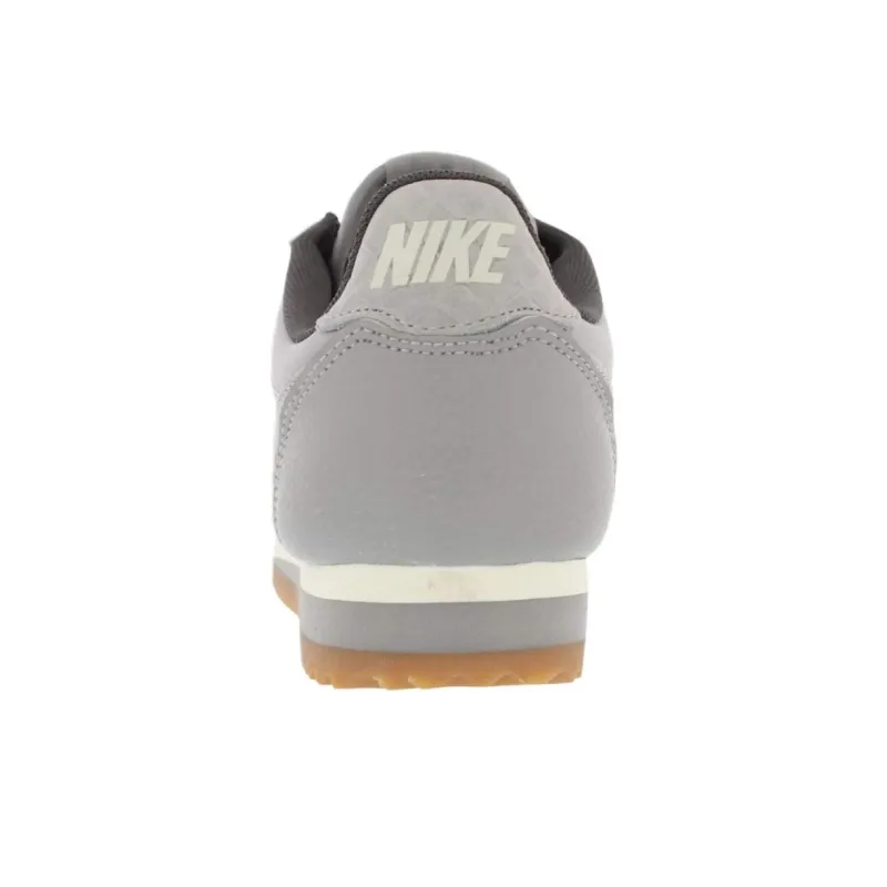 Nike Classic Cortez Anti Slip Wear Resistant Low Top Casual Shoes Women's Silver-3