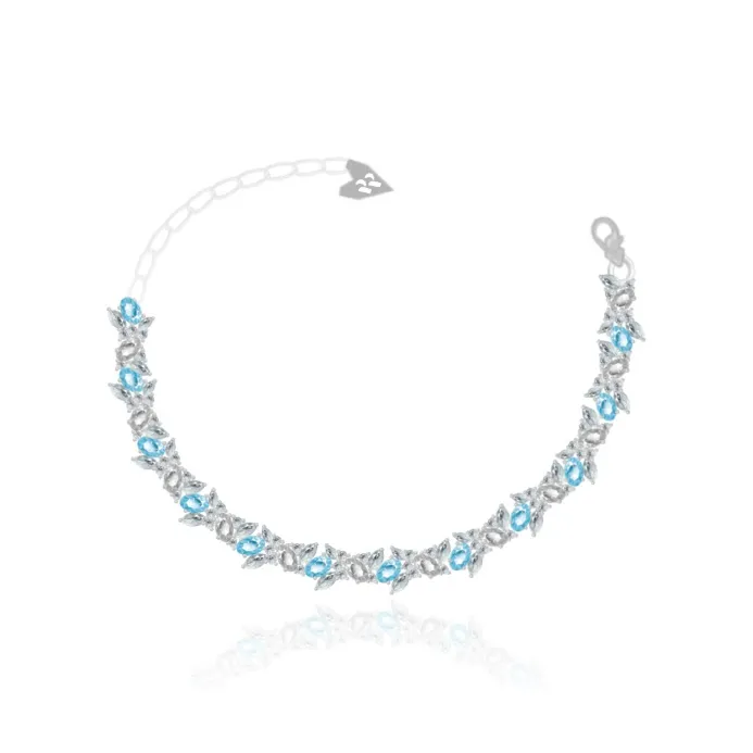 PARANOID PUPPY Zircon Full Set Bracelets Women's-0
