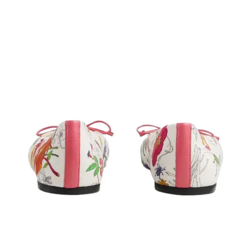 GUCCI Casual Single Shoes Women's Pink-4