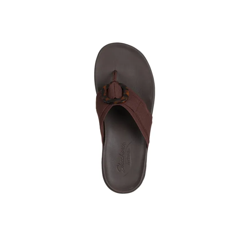 Skechers Arch Fit Flip Flops Women's Brown-3