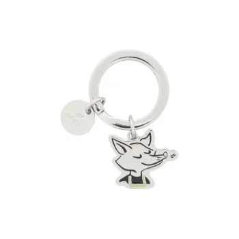 Maison Kitsune Metal Keychains Women's Silver
