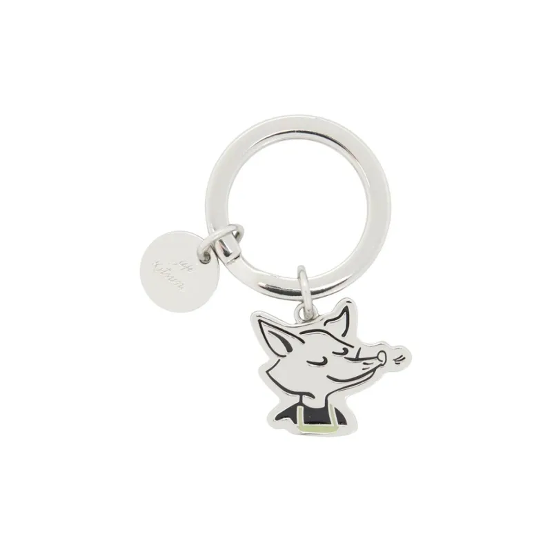 Maison Kitsune Metal Keychains Women's Silver-0