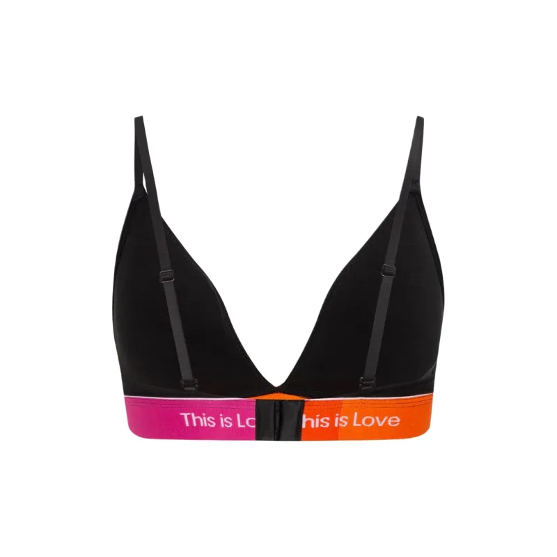 CALVIN KLEIN Bra Women's Space Black-1