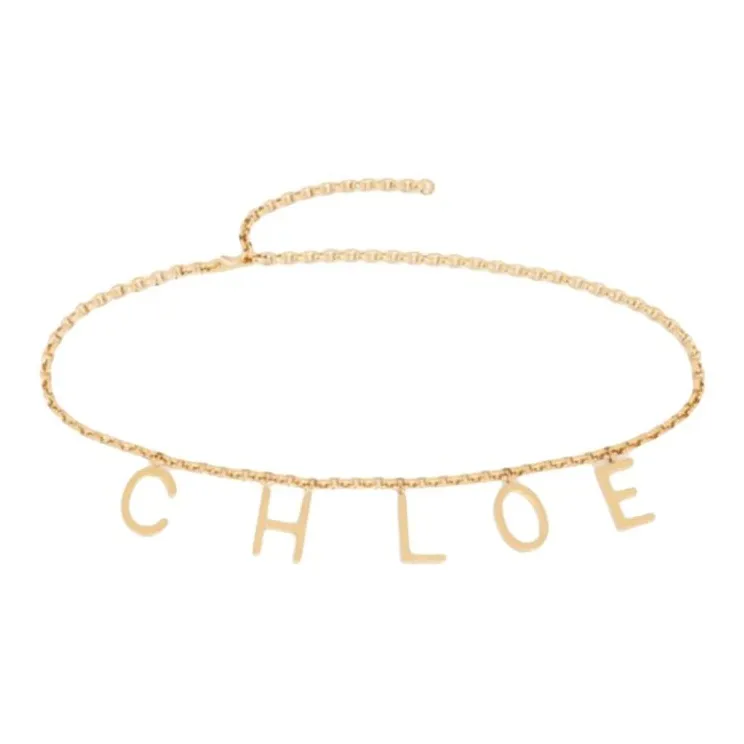 Chloe Brass Waist Chains Unisex Gold -0