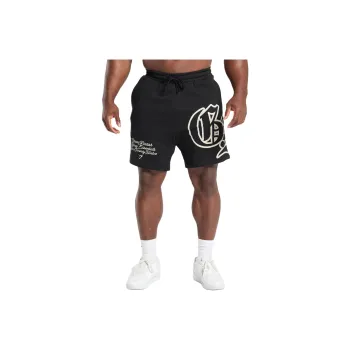 GYMSHARK Varsity Graphic Casual Shorts Men's Black