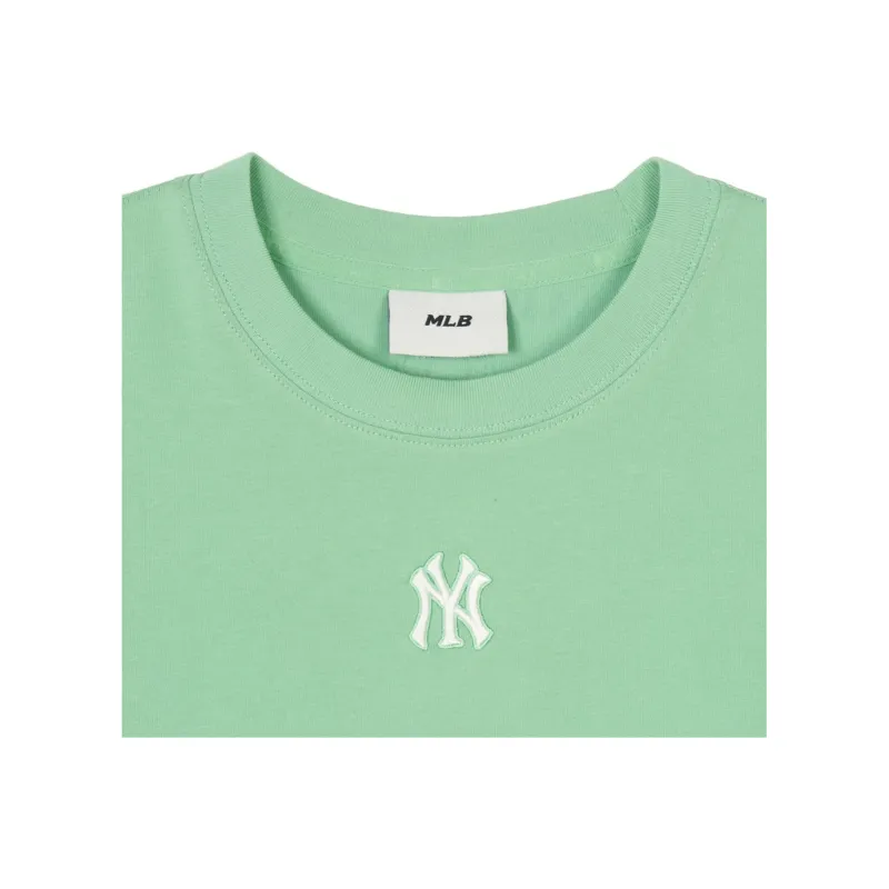 MLB Drop Shoulder Sleeve T Shirt Women's Hemp Green-1