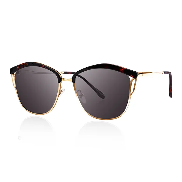 VEGOOS Plate And Metal Irregular Shape Sunglasses Women's-0