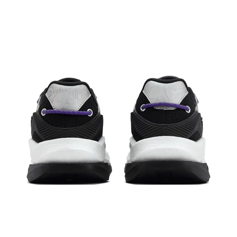 361° Spaceship Anti Slip Wear Resistant Low Top Casual Shoes Men's Black Silver Gray-3