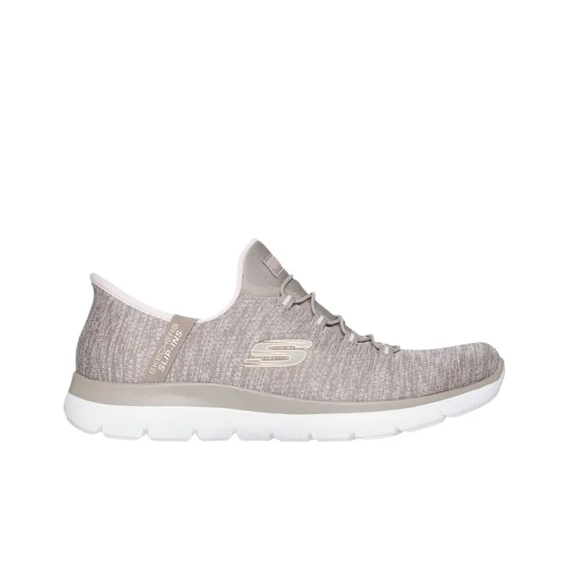 Skechers Summits Low Top Casual Shoes Women's Taupe-1