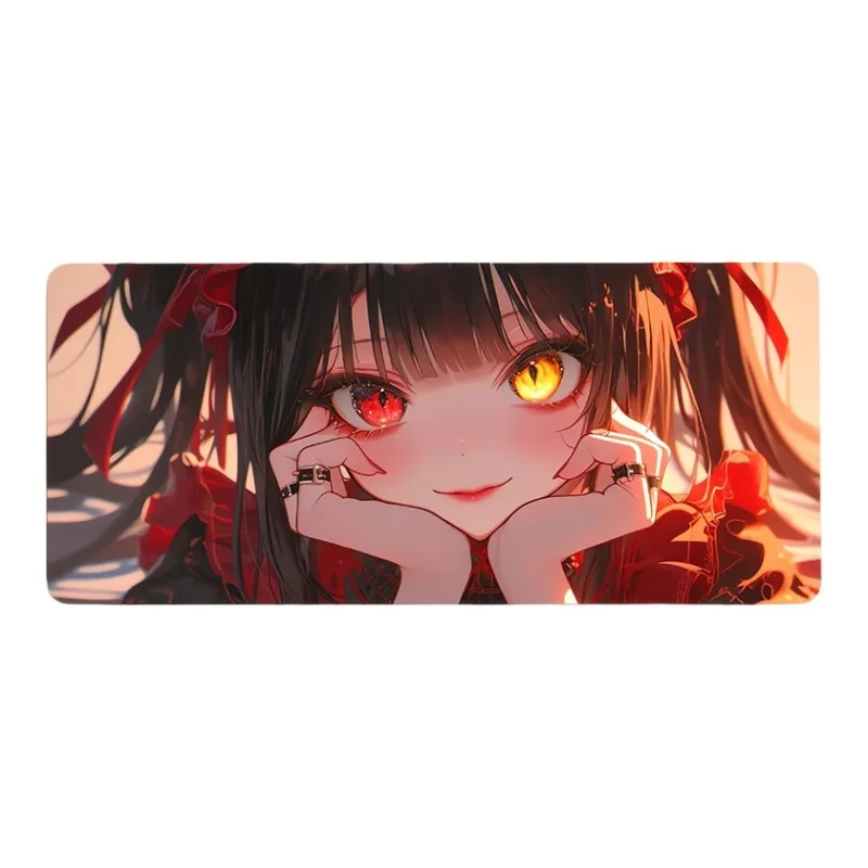 DANYIN Kurumi Tokisaki Extra Large Esports Computer Table Mats Anime Keyboard Pad Mouse Pads-17