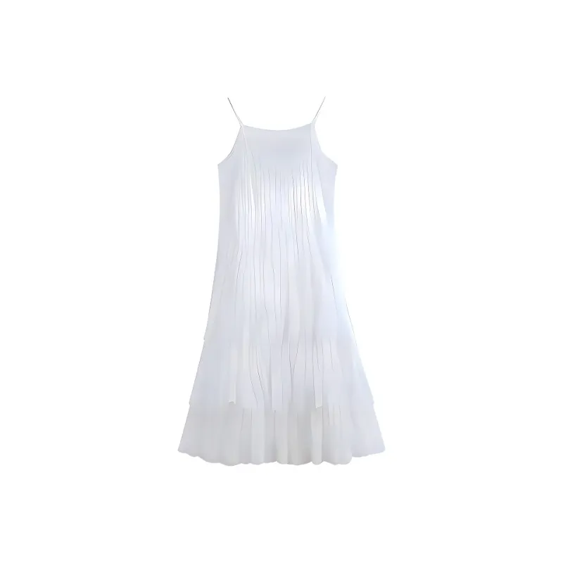 PUREIDOL Slip Dresses Women's White-0