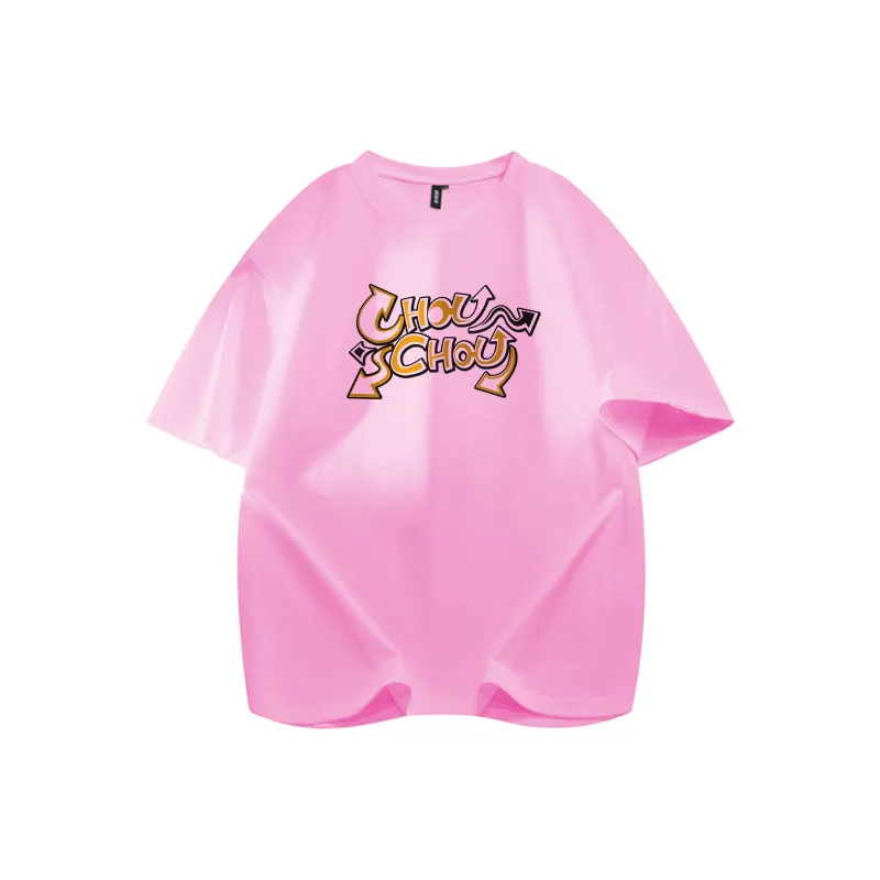 CHOUCHOUS Drop Shoulder Sleeve T Shirt Women's-15