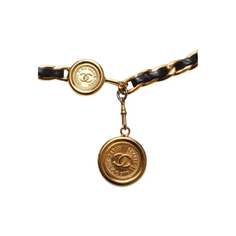 CHANEL 1980s Chain Belt-1