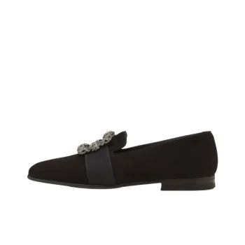 MANOLO BLAHNIK Carlton Casual Shoes Men's Black
