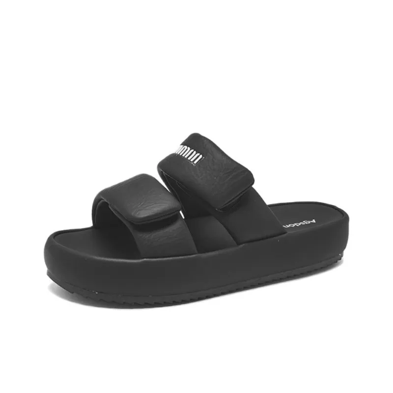 AGSDON Slide Slippers Women's Beige/Pink/Black-8