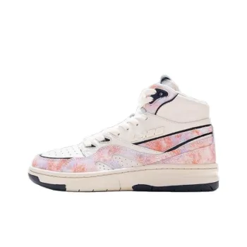 LiNing 937 Deluxe Hi Cushioning Anti-Slip And Wear-Resistant High-Top Basketball Shoes Men's Ecru