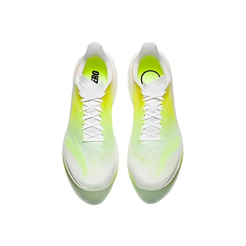 Anta Cushioning Rebound Wear-Resistant Low-Top Nitrogen Technology Training Running Shoes Men's White Yellow-2