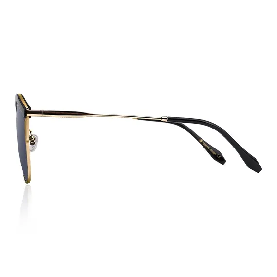 VEGOOS Plate And Metal Irregular Shape Sunglasses Women's-2